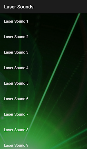 Laser Sounds - Image screenshot of android app