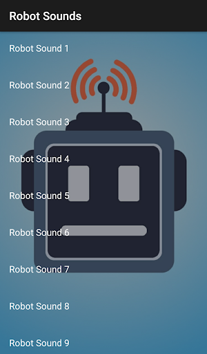 Robot Sounds - Image screenshot of android app