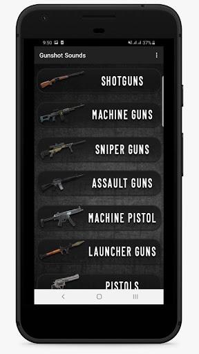 Real Weapon Gunshot Sounds - Image screenshot of android app