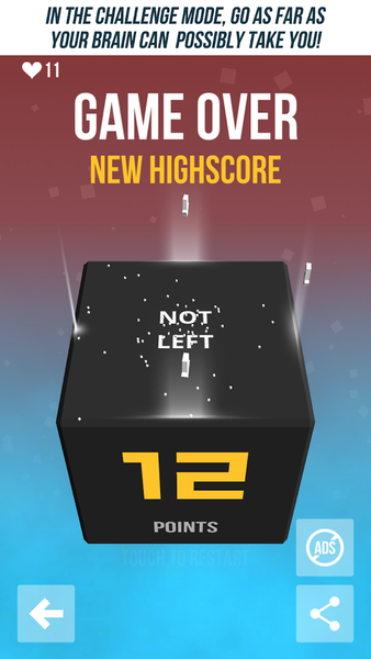 Not Not - A Brain-Buster - Gameplay image of android game