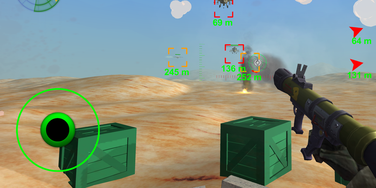 Bazooka Shooter 3D - Gameplay image of android game
