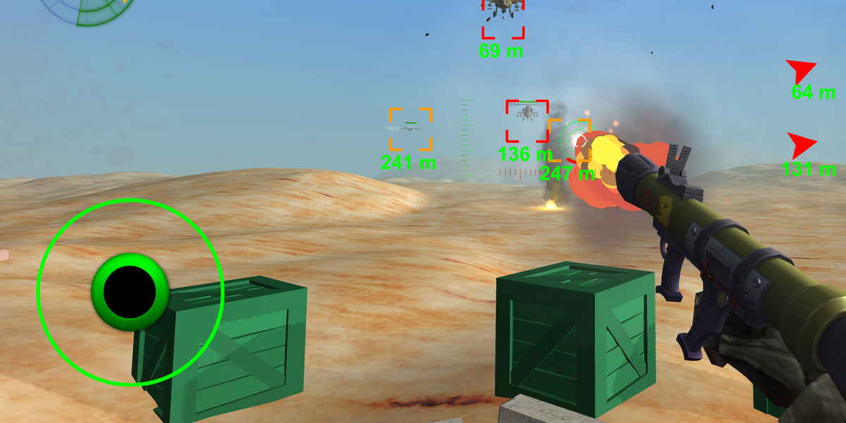 Bazooka Shooter 3D - Gameplay image of android game