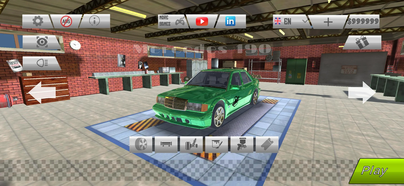 Lada Car Drift Avtosh - Gameplay image of android game