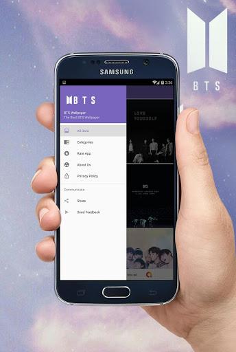 BTS Wallpapers KPOP - عکس برنامه موبایلی اندروید