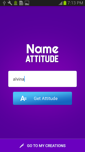 Name Attitude - Image screenshot of android app