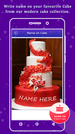 Name On Birthday Cake - Image screenshot of android app