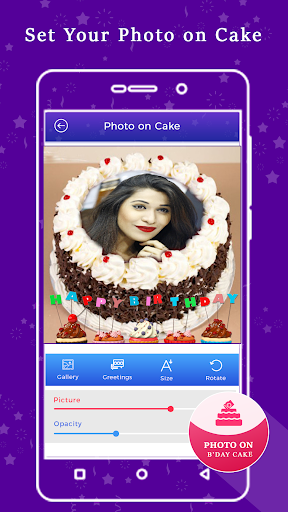 Name On Birthday Cake - Image screenshot of android app