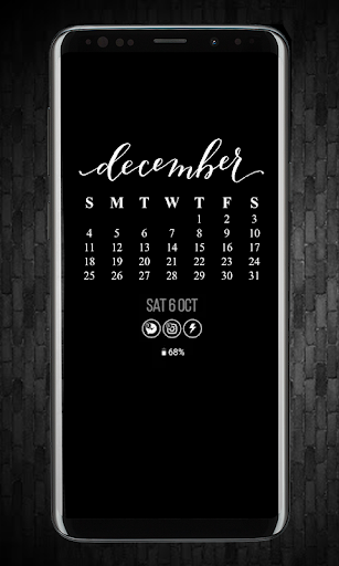 clock widget Always on Display - Image screenshot of android app