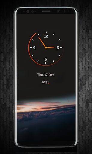 clock widget Always on Display - Image screenshot of android app