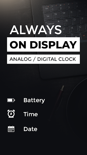 Always on Display Amoled Clock - Image screenshot of android app
