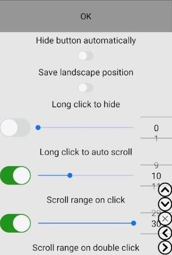 Always visible scroll button - Image screenshot of android app