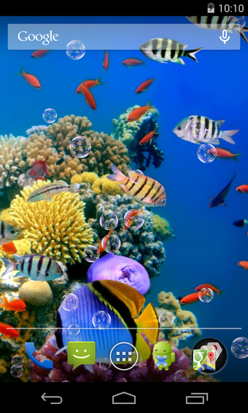 Aquarium Live Wallpaper - Image screenshot of android app