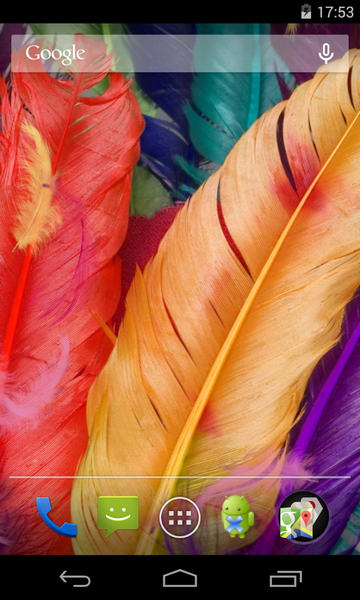 Feather Live Wallpaper - Image screenshot of android app