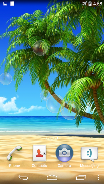 Summer Beach Live Wallpaper - Image screenshot of android app
