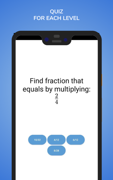 Fraction for beginners - عکس بازی موبایلی اندروید