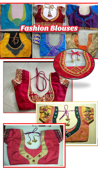 Fashion Blouse Designs - Image screenshot of android app