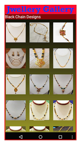 Jewellery Design Gallery - Image screenshot of android app