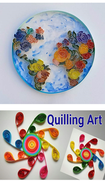 Quilling Art Design Gallery - Image screenshot of android app