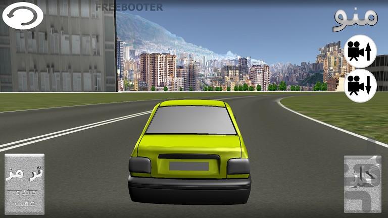تست رانندگی با پراید - عکس بازی موبایلی اندروید