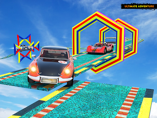 Classics Mega Ramp Stunt: GT Racing Stunt Car Game - Gameplay image of android game