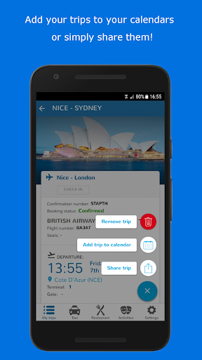 CheckMyTrip - Image screenshot of android app