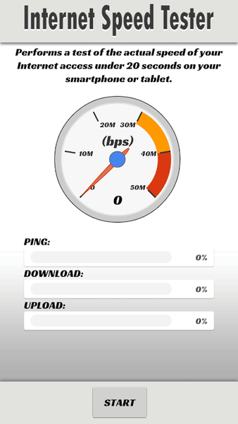 Internet Speed Tester - Image screenshot of android app