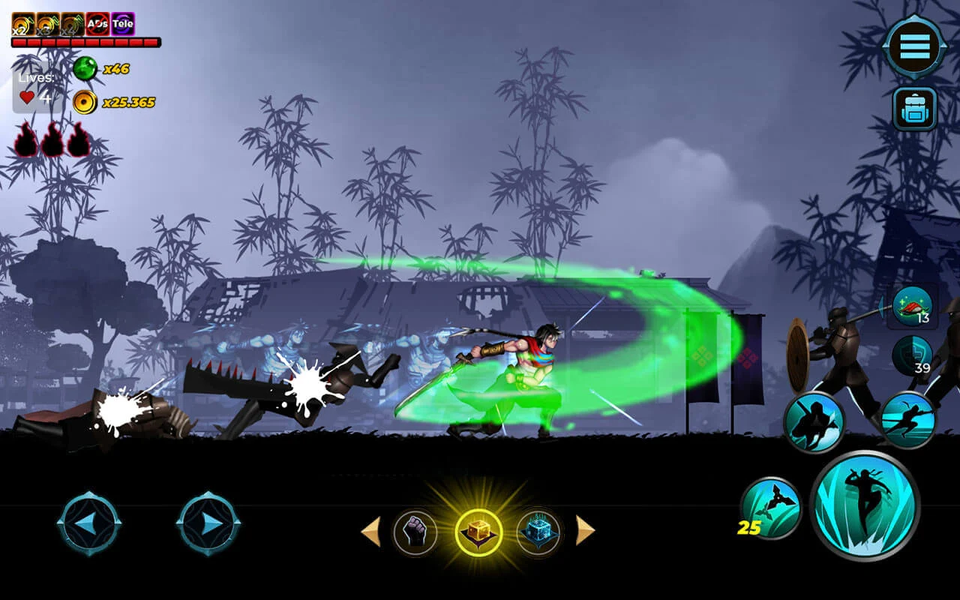 Hero's Glory: Savior - Gameplay image of android game