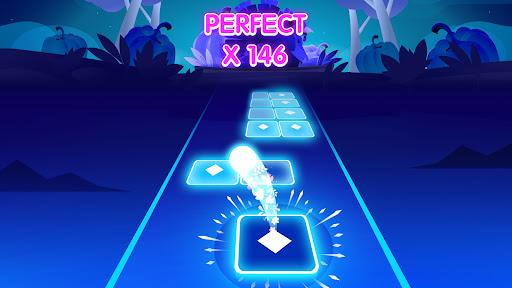 Tiles Hop: EDM Rush - Gameplay image of android game