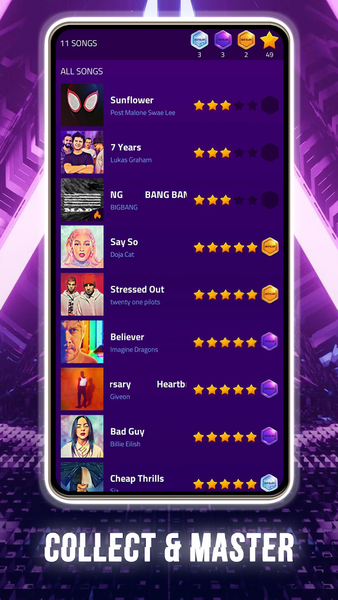 Beat Slash 3D - Gameplay image of android game