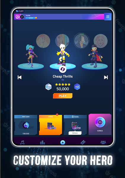 Beat Slash 3D - Gameplay image of android game