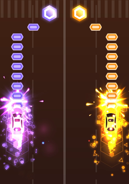 Dancing Cars: Rhythm Racing - Gameplay image of android game