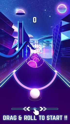 Beat Roller - Music Ball Race - Gameplay image of android game