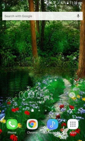 Flowers Forest Live Wallpaper - Image screenshot of android app