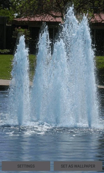 Fountains Live Wallpaper - Image screenshot of android app