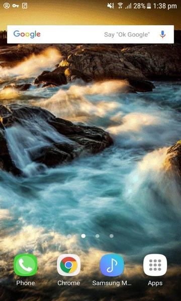 Magical Waves Live Wallpaper - Image screenshot of android app