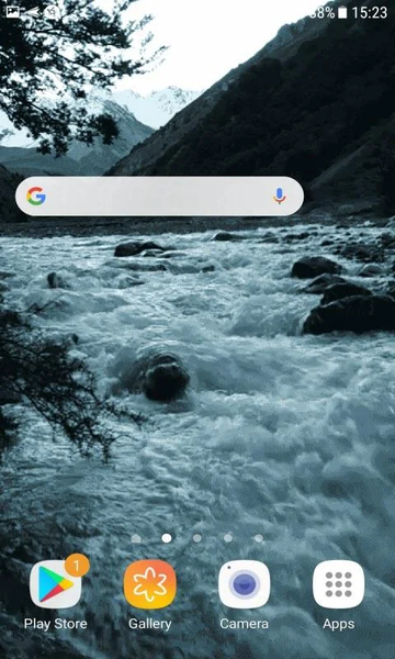 Mountain River Flow LWP - Image screenshot of android app