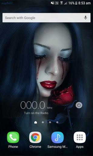 Sad Tears Live Wallpaper - Image screenshot of android app