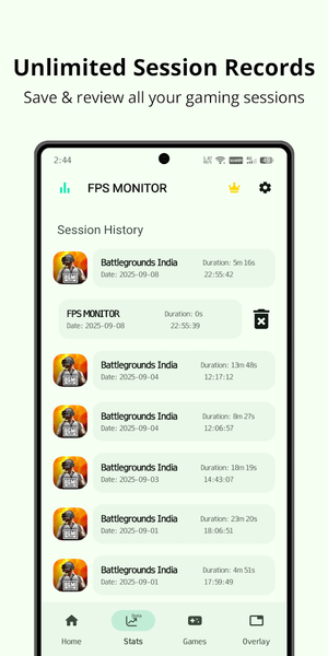 FPS MONITOR - GPU FPS TRACKER - Image screenshot of android app