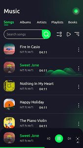 Music player - Image screenshot of android app