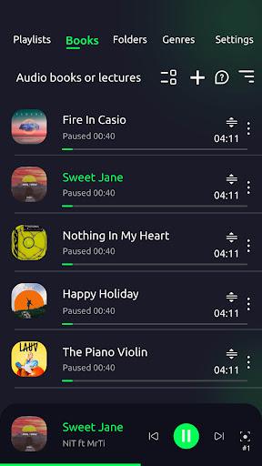 Music player - Image screenshot of android app