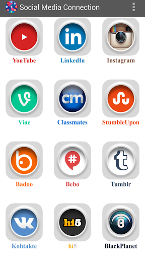Social Media Connection - عکس برنامه موبایلی اندروید