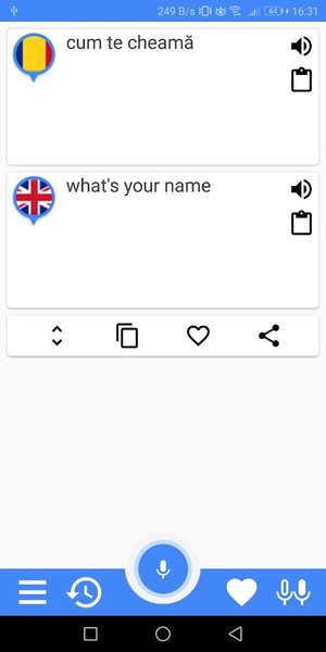 Romanian English Translator - Image screenshot of android app