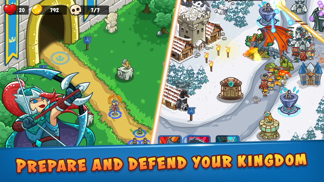 Epic Empire: Tower Defense - Gameplay image of android game