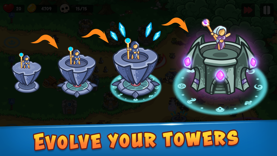 Epic Empire: Tower Defense - Gameplay image of android game