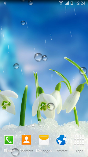 Spring Flower Live Wallpaper - Image screenshot of android app