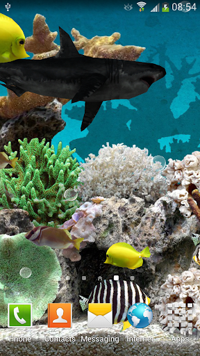 3D Aquarium Live Wallpaper - Image screenshot of android app