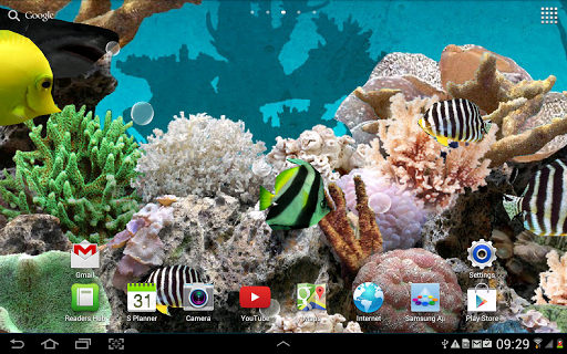 3D Aquarium Live Wallpaper - Image screenshot of android app