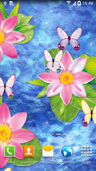 Butterflies Live Wallpaper - Image screenshot of android app