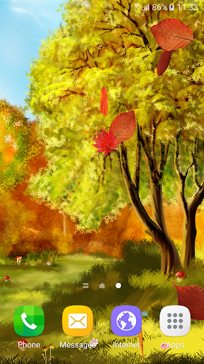 Autumn Leaf Fall Wallpaper - Image screenshot of android app