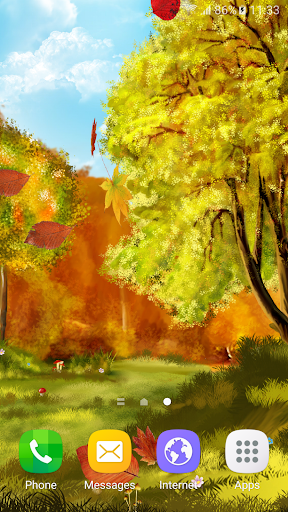 Autumn Leaf Fall Wallpaper - Image screenshot of android app